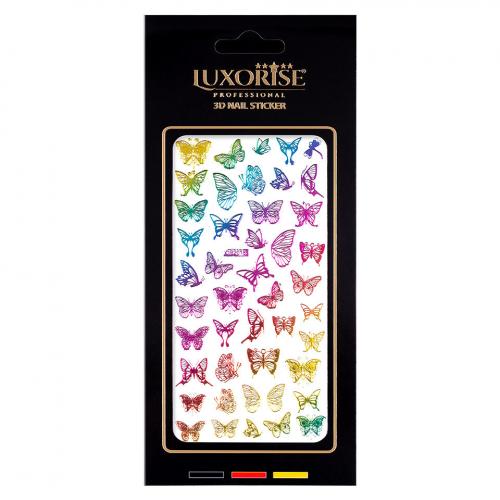 Folie Sticker Unghii Butterfly DP2018 - LUXORISE - Idei cadou nail art - Abtibilduri Unghii/ Stickere