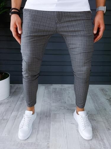 Pantaloni barbati kaki smart casual ZR P18028 D7-3 - Idei cadou haine barbati - Pantaloni casual