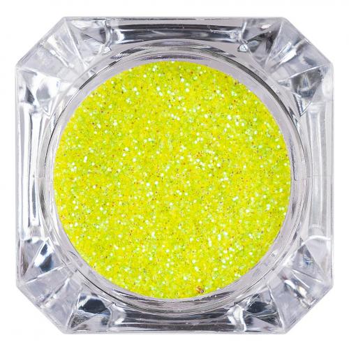 Sclipici Glitter Unghii Pulbere LUXORISE - Neon Green #40 - Idei cadou nail art - Sclipici Glitter Unghii