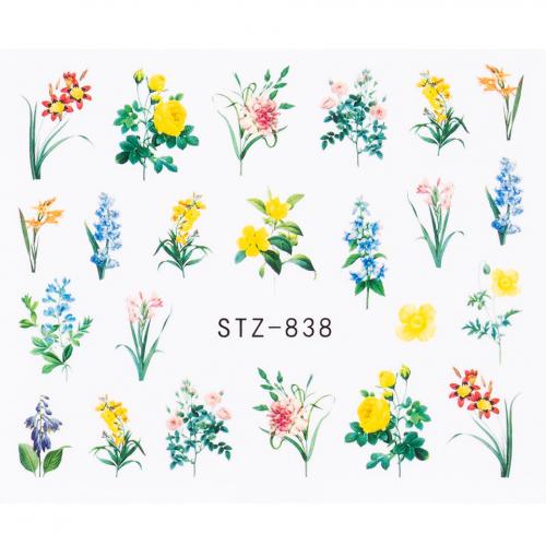 Tatuaj Unghii LUXORISE Flower Smoothie - STZ-838 - Idei cadou nail art - Tatuaje Unghii